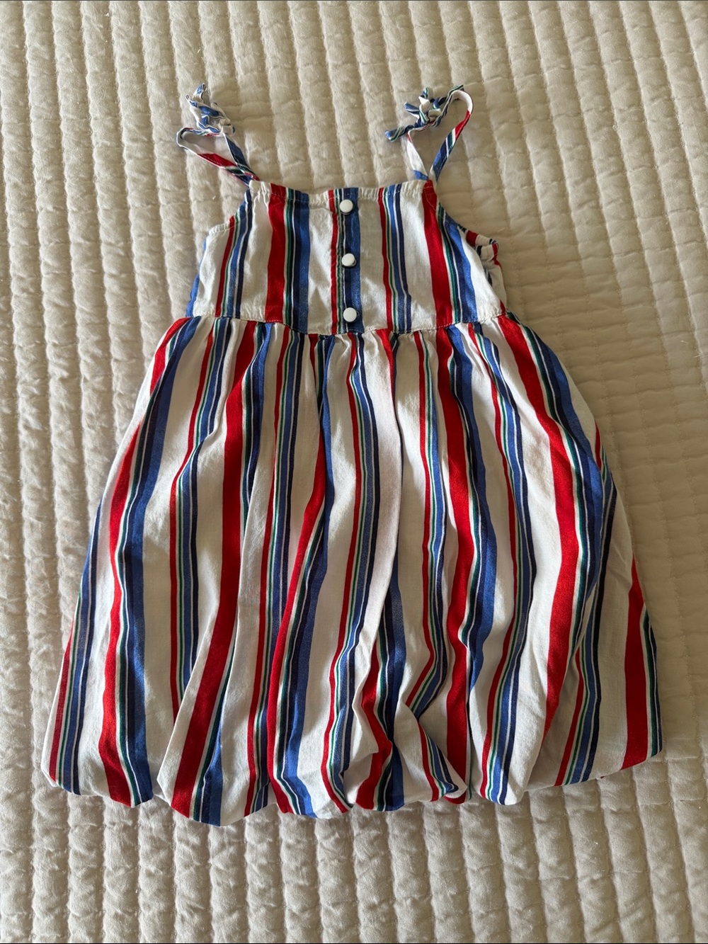 Old Navy Red, Blue, White Striped Sundress for girls